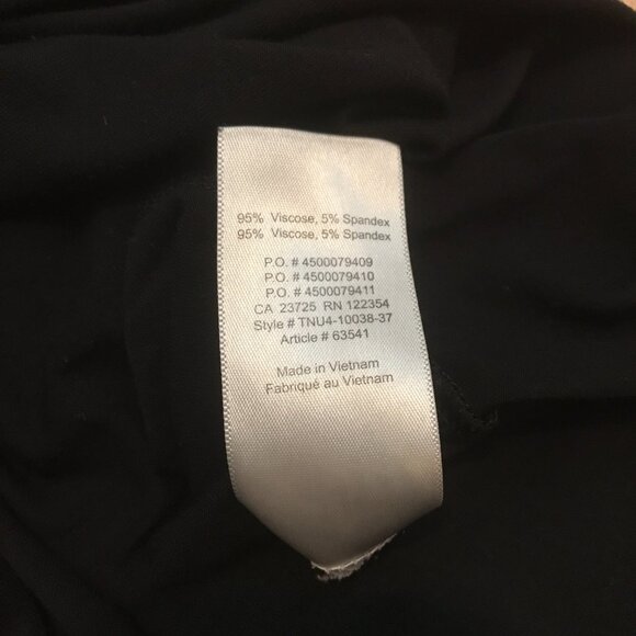 Aritzia Wilfred Free Black Short Sleeve T-shirt Thong Bodysuit Size S - Picture 6 of 7